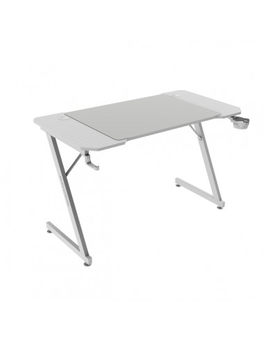 Mars Gaming MGD-X120 Mesa Gaming - Soportes Auriculares y Bebidas - Alfombrilla XXL - Estructura Acero - 120x60x1.5cm -