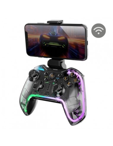 Mars Gaming MGP-BT2 Gamepad Bluetooth Multiplataforma - Vibracion Haptica - Adaptador para Smartphones Universal - Funcion