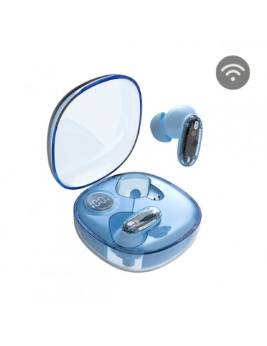 Mars Gaming MHIB2 Auriculares Bluetooth 5.4 - Microfono Integrado - Autonomia hasta 7h - Indicador LED - Semitransparente -