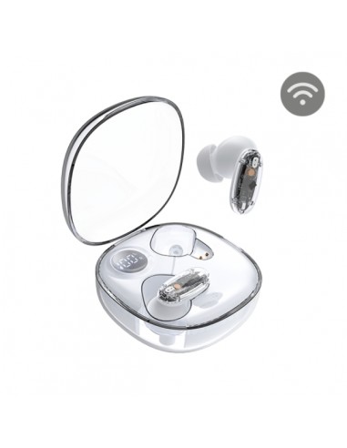 Mars Gaming MHIB2 Auriculares Bluetooth 5.4 - Microfono Integrado - Autonomia hasta 7h - Indicador LED - Semitransparente -