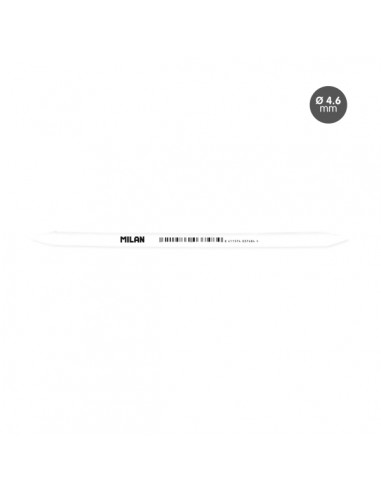 Milan Difuminos - Diametro de 4.6mm - Recomendado para Bellas Artes - Color Blanco