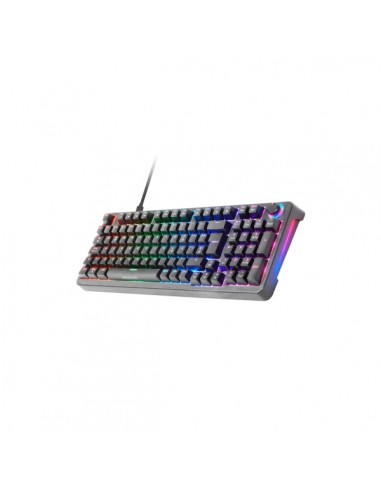 Mars Gaming MKPRO Teclado Completo Hibrido H-Mech - Switch SKN Amarillo - Disposicion Italiana QWERTY IT - Iluminacion RGB