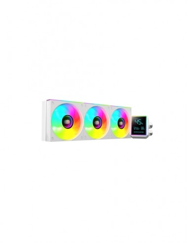 Mars Gaming ML-LCDPRO360 Kit de Refrigeracion Liquida - Potencia 600W - Pantalla LCD 2.8" - Bomba Opti-Chamber - Iluminacion