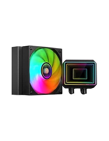 Mars Gaming ML-TWO120 Kit de Refrigeracion Liquida - Potencia 300W - Iluminacion ARGB Infinity Mirror - Bomba Opti-Chamber -