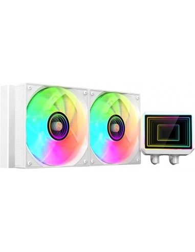 Mars Gaming ML-TWO240 Kit de Refrigeracion Liquida - Potencia 450W - Iluminacion ARGB Infinity Mirror - Bomba Opti-Chamber -