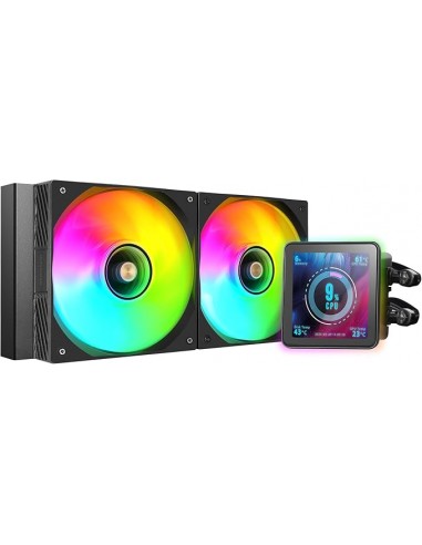 Mars Gaming ML-VISIONPRO240 Kit de Refrigeracion Liquida - Potencia 500W - Iluminacion ARGB - Bomba Opti-Chamber - Color Negro