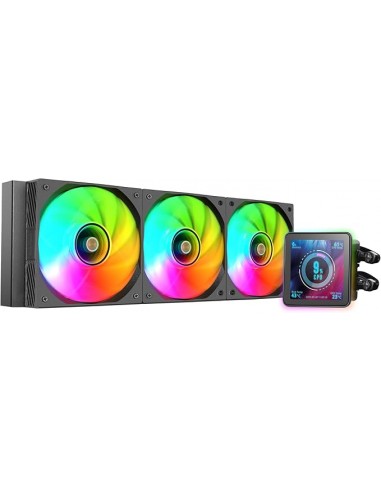 Mars Gaming ML-VISIONPRO360 Kit de Refrigeracion Liquida - Potencia 600W - Iluminacion ARGB - Bomba Opti-Chamber - Color Negro