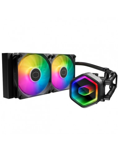 Cooler Master Masterliquid 240 Core II Lite ARGB Kit de Refrigeracion Liquida - Ventiladores Preinstalados - Tubos de 400mm -