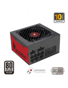 Mars Gaming MPVU750SIM Fuente de Alimentacion ATX de 750W - 80 Plus Silver - Modular - 14dB - 150x160x85mm - Color Negro