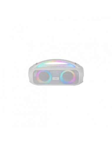 Mars Gaming MS-PULSE Altavoz Bluetooth de 50W - Luces RGB - Bateria de 5000mAh - Microfono Integrado - Color Blanco