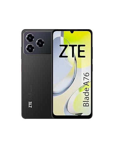 ZTE Blade A76 Smartphone Pantalla 6 75" - 4 8 GB RAM - 128 GB - 90 Hz - Camara 50 MP --Bateria 5000 mAh - Color Negro