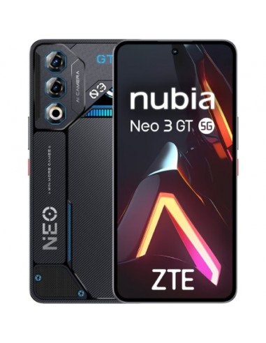 ZTE Nubia NEO 3 GT 5G Smartphone Pantalla 6 9" - 12 12 GB RAM - 256 GB - 120 Hz- Bateria 4500 mAh - Color Negro