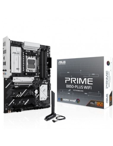 Asus Prime B850 PLUS WIFI Placa Base AM5 -WiFi-Bluetooth-4x DDR5-3x M2-4x Sata III-PCIe 3.0-4.0-5.0 USB 2.0-3.2