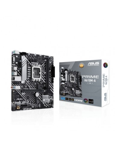 Asus Prime-H610M-A-CSM Placa Base Intel 1700 2x DDR5-2x M2-4x Sata III-PCIe 3.0-4.0-USB 2.0-3.2-RJ-45-HDMI