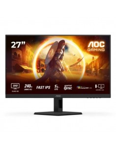 AOC Q27G4ZR Monitor 27" FastIPS QHD 240Hz 260Hz HDR400 - Respuesta 1ms - Ajustable en Altura-Inclinacion y Rotacion - HDMI
