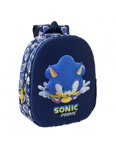 Safta Sonic Mochila 3D de 8.64L - Portabotellas - Tarjeta de Identificacion Personal - Hombreras Acolchadas - 27x33x10cm -