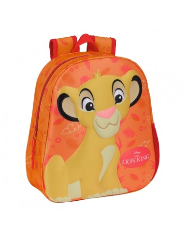 Safta el Rey Leon Mochila 3D de 8.64L - Portabotellas - Tarjeta de Identificacion Personal - Hombreras Acolchadas -