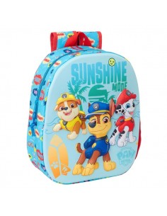 Safta Patrulla Canina Mochila 3D de 8.64L - Portabotellas - Tarjeta de Identificacion Personal - Hombreras Acolchadas -