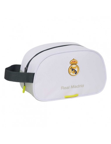 Safta Real Madrid Neceser de 5L Portatodo - Adaptable a Carro - Asa de Mano - Cierre de Cremallera - 26x15x12cm - Color