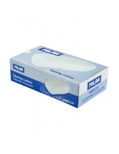 Milan Saquito Limpiador de Goma - 120g - Algodon Elastico - Color Blanco