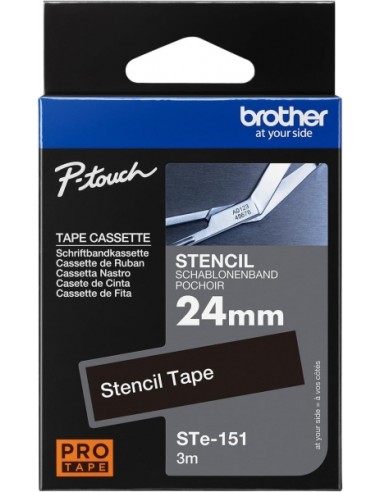 Brother STe151 Cinta de Identificacion Original - Ancho 24mm x 3 metros
