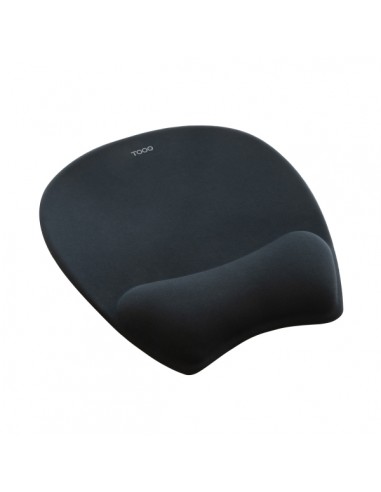 Tooq TQMP1002-B Alfombrilla Raton Ergonomica - ReposamuÃ±ecas Espuma Viscoelastica - Superficie Suave-Elastica