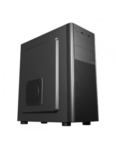 Unykach UK8026 Caja ATX - TamaÃ±o Disco Soportado 3.5"-2.5" - USB-A 2.0-USB-A 3.0-USB-C-Audio - Color Negro