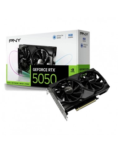 PNY GeForce RTX 5050 Tarjeta Grafica 8GB GDDR6 Dual Fan-1X HDMI-3X DisplayPorts