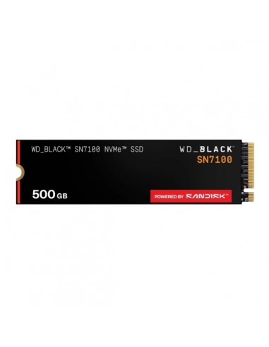 WD Black SN7100 Disco Duro Solido SSD 500 GB M2 PCI Express 4.0 NVMe Gen4