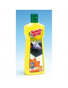 Scotch-Brite Vitro Limpiador para Vitroceramicas - Base de Agua - Color Amarillo
