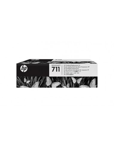 HP 711 Cabezal de Impresion Original-Pack de 4 Cartuchos de Tinta - C1Q10A