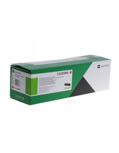 Lexmark C3324 C3326 MC3224 MC3326 MC3426 Magenta Cartucho de Toner Original - C3220M0