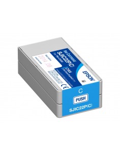 Epson SJIC22P Cyan Cartucho de Tinta Original - C33S020602 SJIC22P(C)