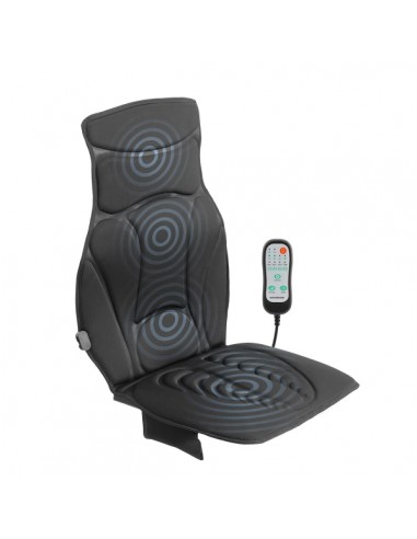 Innovagoods Shiatsu Asiento de Masaje Termico - 5 Modos - Funcion Calor - Regulable en Velocidad - Ergonomico - Incluye