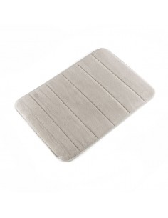 Innovagoods Alfombra de Aseo Viscoelastica - Antideslizante - Superabsorbente - Facil Limpieza - 55x40x1cm - Color Blanco