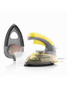 Innovagoods Velyron Mini Plancha de Viaje 2 en 1 - Potencia 800W - Cabezal Quitapelusas - Regulable de 80 a 200Â°C -