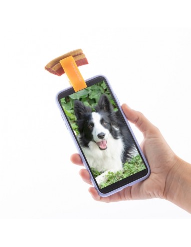 Innovagoods Pefie Clip de Selfies para Mascotas - Silicona Flexible - Firme Sujecion - Ligero y Compacto - Facil de Limpiar -