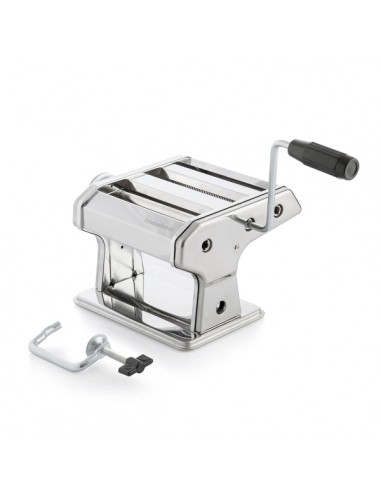 Innovagoods Frashta Maquina para Pasta - Cuerpo de Metal - Multifuncion - 3 Formas Diferentes - Grosor Regulable - Facil