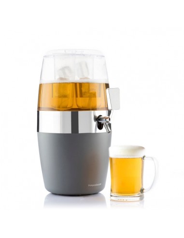 Innovagoods Freer Dispensador Refrigerante para Bebidas - Capacidad 4L - Grifo Antigoteo - Compartimento para Hielo -