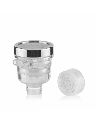 Innovagoods Faukko Ecogrifo con Filtro Purificador de Agua - Ahorro Agua - Facil Instalacion - Libre de BPA - Incluye Filtro