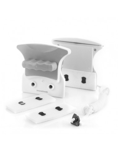Innovagoods Magly Limpiacristales Magnetico - Iman Potente - Facil de Usar - Incluye Recambios - Seguridad Anticaida -