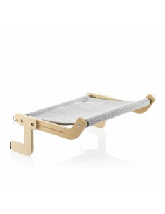 Innovagoods Hamacat Hamaca Colgante para Gatos - Facil Instalacion - Tela Transpirable - Apto para Lavadora - Multiposicion -