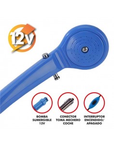 Muvip MV0634 Ducha Portatil 12V - Ultraligera y Compacta - Control de Caudal