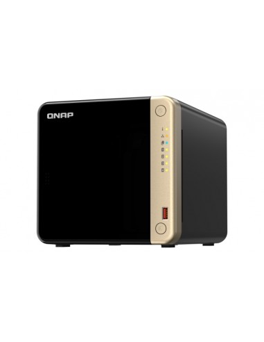 QNAP TS-464-8G NAS Torre Procesador Intel Celeron N5095 - Memoria 8GB - 4 Bahias 2.5"-3.5"-M.2 - USB-HDMI-Ventilador 120mm