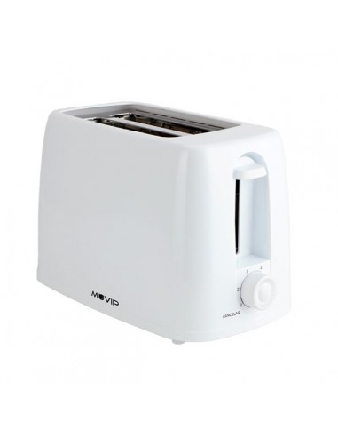 Muvip MV0642 Tostadora de Pan 650W - Capacidad para 2 Rebanadas - 6 Niveles de Tostado - Boton de Cancelacion - Bandeja