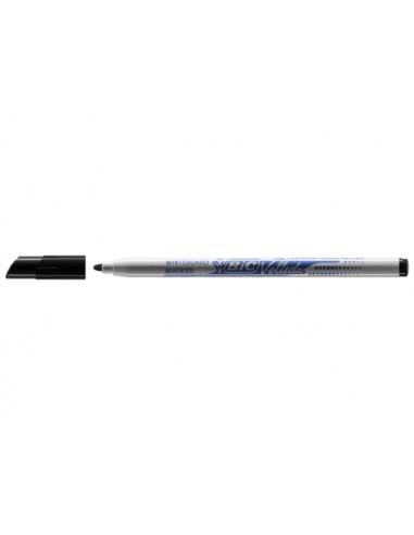 Bic Velleda 1721 Rotulador para Pizarra - Punta Fina - Trazo de 1.5mm - Borrado Optimo - Color Negro