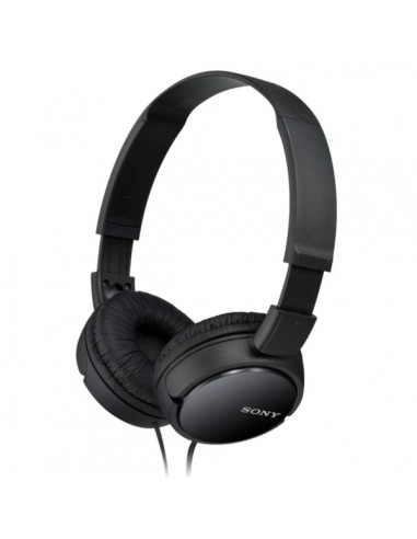 Sony MDR-ZX110B Auriculares con Microfono Integrado - Diadema Ajustable - Auriculares Giratorios - Color Negro