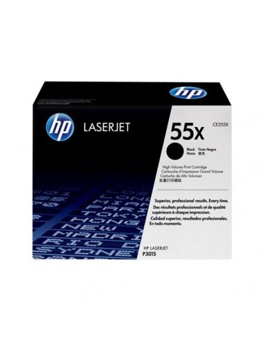 HP CE255X Negro Cartucho de Toner Original - 55X