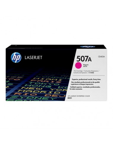 HP CE403A Magenta Cartucho de Toner Original - 507A