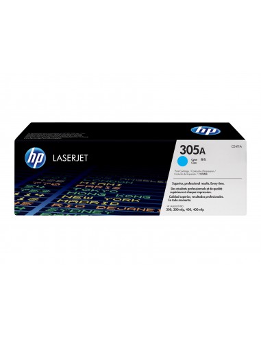 HP CE411A Cyan Cartucho de Toner Original - 305A